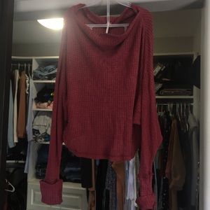 Free People Cowl neck top